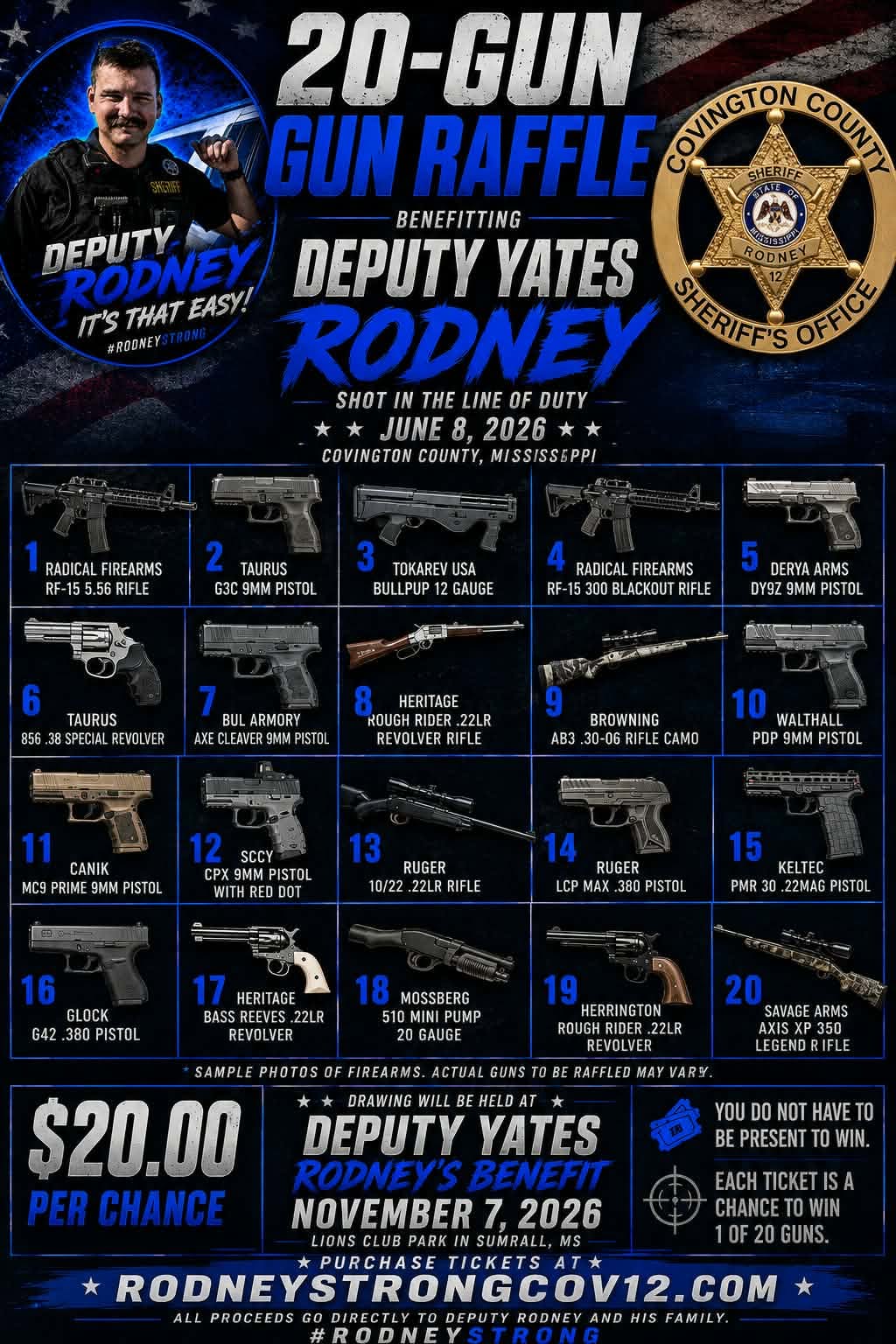 20-Gun Benefit